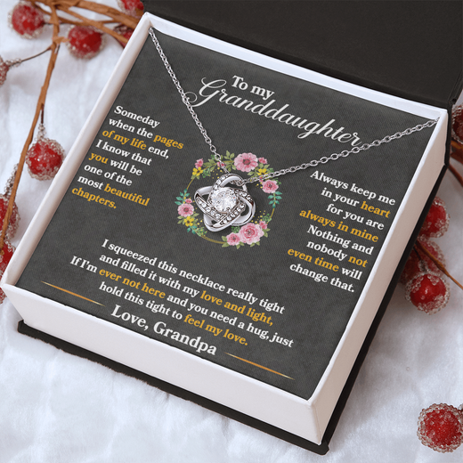 To My Granddaughter, Hold This Tight To Feel My Love