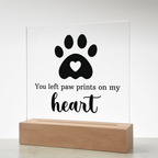 Keepsake Acrylic Bundle - You Left Pawprints In My Heart